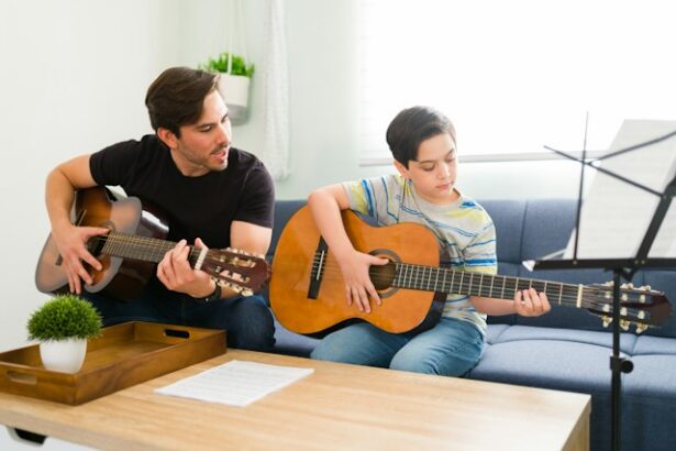La guitare, une nouvelle façon de partager des moments en famille