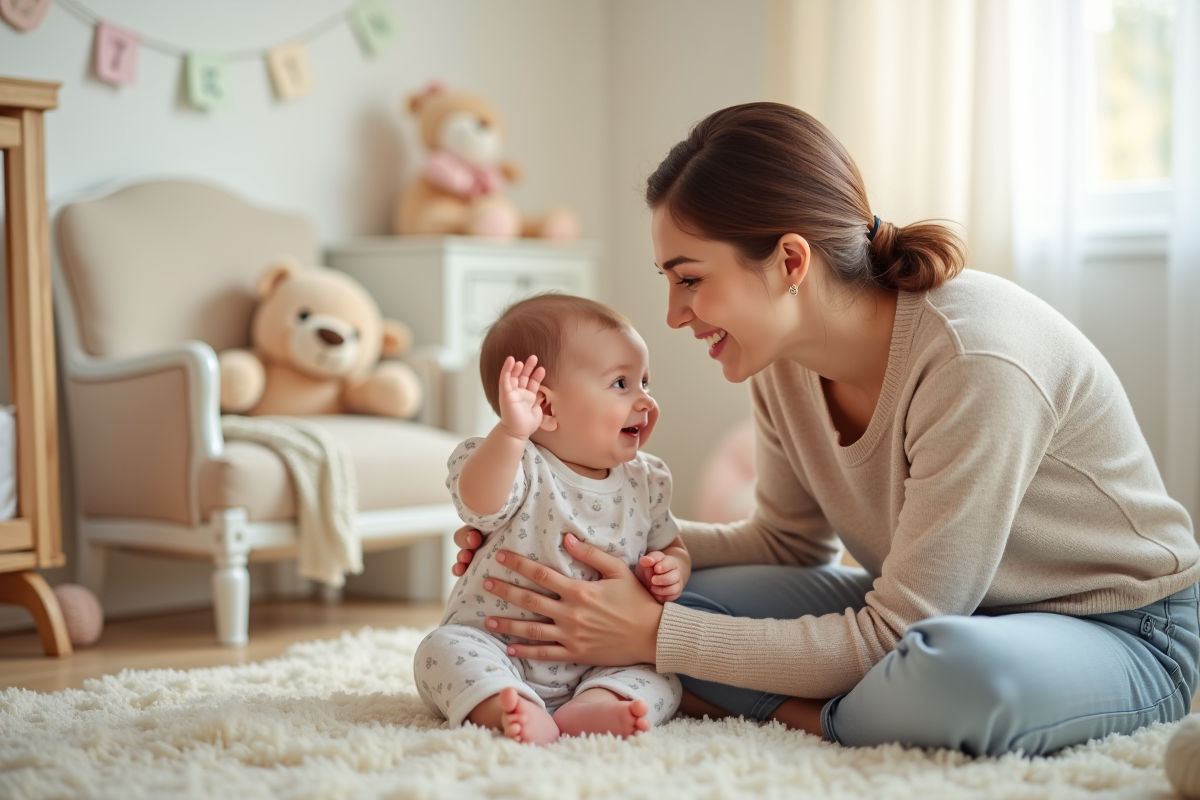 bébé salut