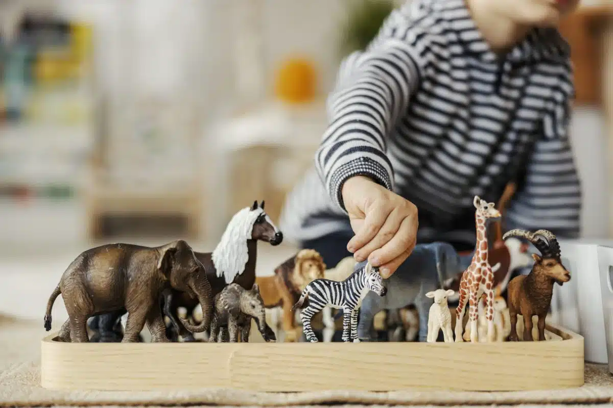 jouets créatifs enfants figurines animaux